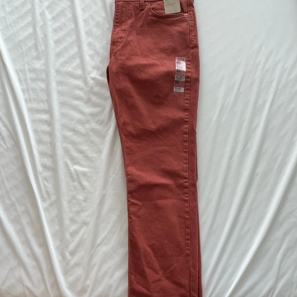 NWT Levi’s 511 Slim Stretch Jeans - Rust - Picture 6 of 6